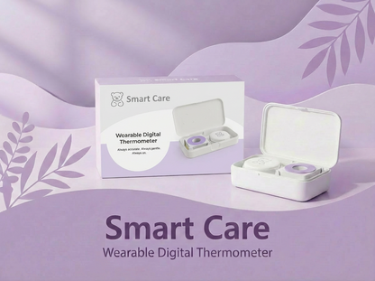 Nou 2026 - Termometru pentru bebeluși Smart Care și 20 de plasturi