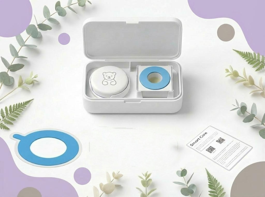 Nou 2026 - Termometru pentru bebeluși Smart Care și 20 de plasturi