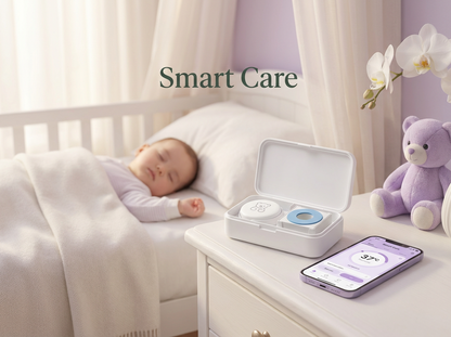 Nou 2026 - Termometru pentru bebeluși Smart Care și 20 de plasturi